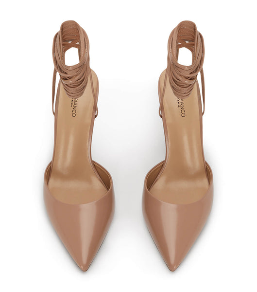 Tacones De Novia Tony Bianco Acer Latte Hi Shine 10.5cm Beige | PEZDE30628