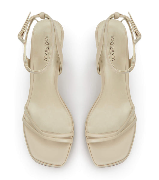 Tacones De Novia Tony Bianco Dandy Vanilla Capretto 11.5cm Amarillo Claro | PEXBR83275