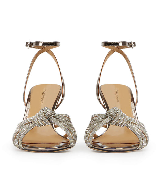 Tacones De Novia Tony Bianco Helena Gunmetal Shine 8.5cm Gris | PEQCS53206
