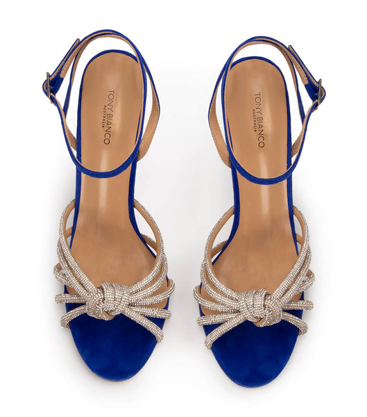 Tacones De Novia Tony Bianco Kyla Azure Suede 11cm Azur | PEZDE70664