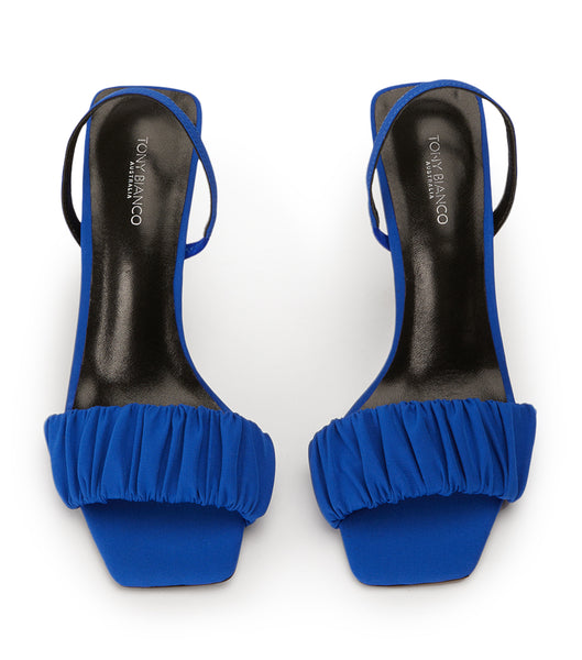 Tacones De Novia Tony Bianco Nixon Azure Crepe 10.5cm Azur | QPEWA93297