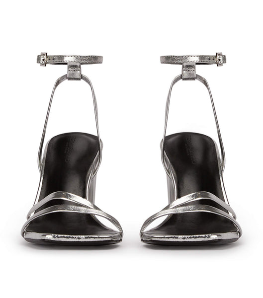 Tacones de evento Tony Bianco Corso Silver Foil 8.5cm Plateadas | PENEJ94502