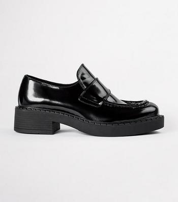 Loafers Tony Bianco Corvette Black Hi Shine 4.5cm Negras | PEJBT27749